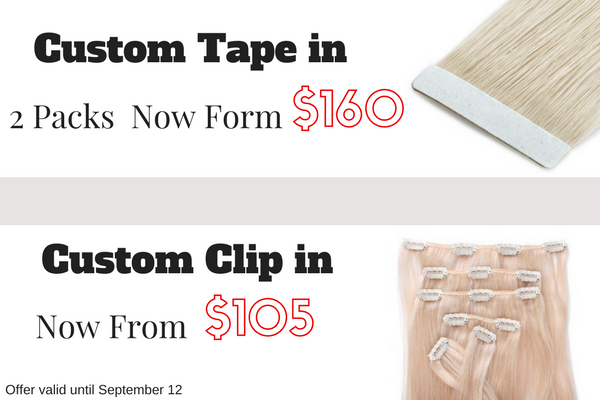 Custom Hair Extensions Now on Sale