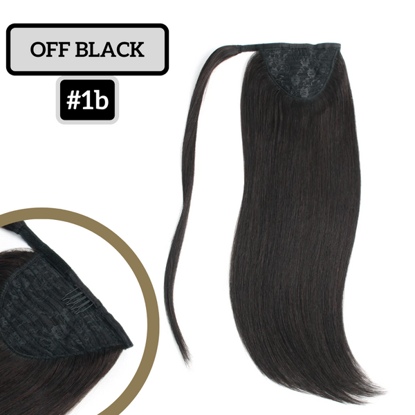 Ponytail Extension 16" Off Black #1b - IDENTITY