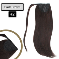 Ponytail Extension 16" Dark Brown #2 - IDENTITY