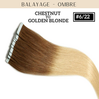 Custom Tape In Extensions - 4 Packs (40 Pieces) 100g - IDENTITY