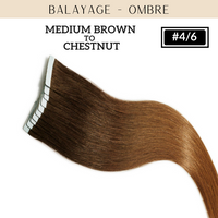 Custom Tape In Extensions - 4 Packs (40 Pieces) 100g - IDENTITY