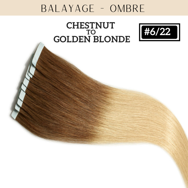 #6/22 Chestnut / Golden Blonde