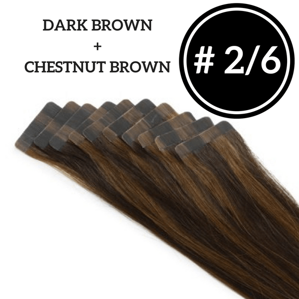 Custom Tape In Extensions - 4 Packs (40 Pieces) 100g | Identity Hair Extensions 